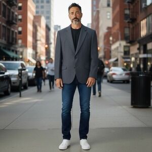 VTG Trego's‎ Westwear Mens Blazer Jacket Embroidered Sz 46 Rockabilly Western